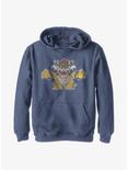 Plus Size Nintendo Super Mario Just Bowser Youth Hoodie, NAVY HTR, hi-res