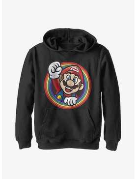 Nintendo Super Mario Rainbow Mario Youth Hoodie, , hi-res