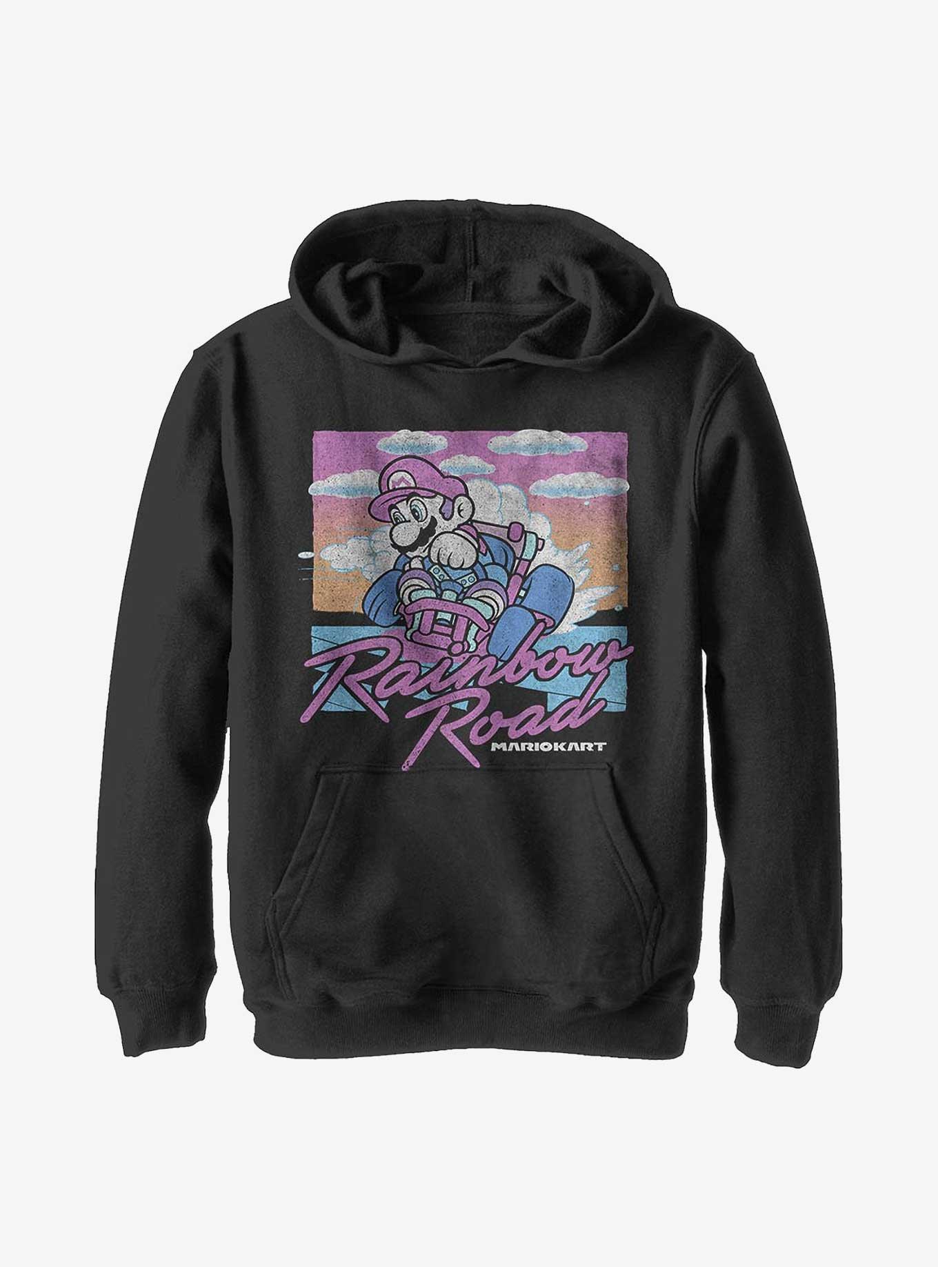 Nintendo Super Mario Rainbow Road Youth Hoodie