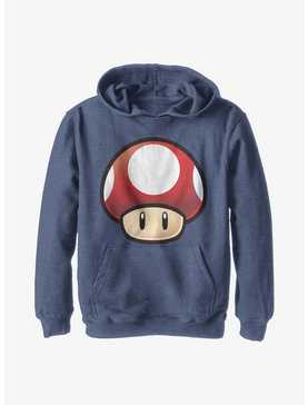 Nintendo Super Mario Red Mushroom Youth Hoodie, , hi-res