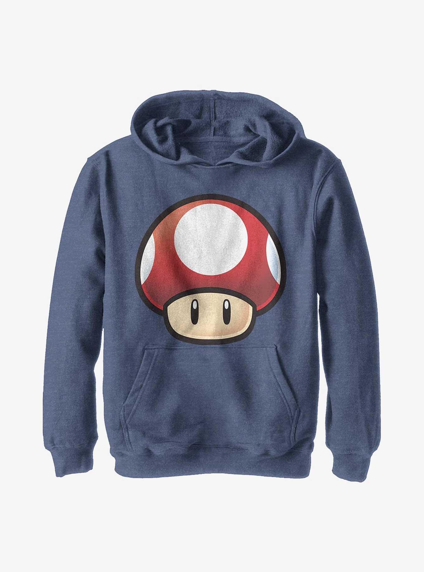 Nintendo Super Mario Red Mushroom Youth Hoodie, , hi-res