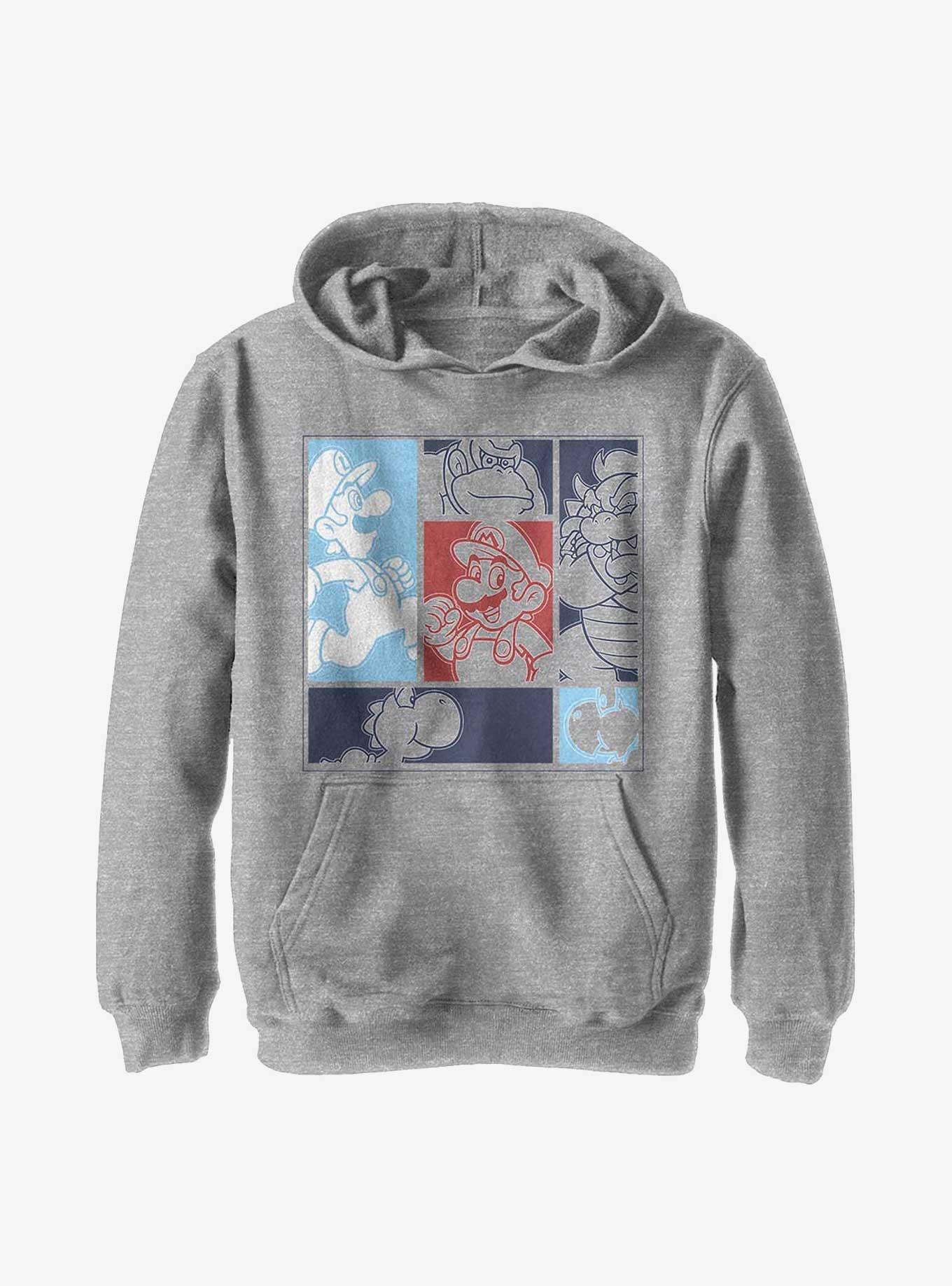 Nintendo Super Mario Simple Group Youth Hoodie