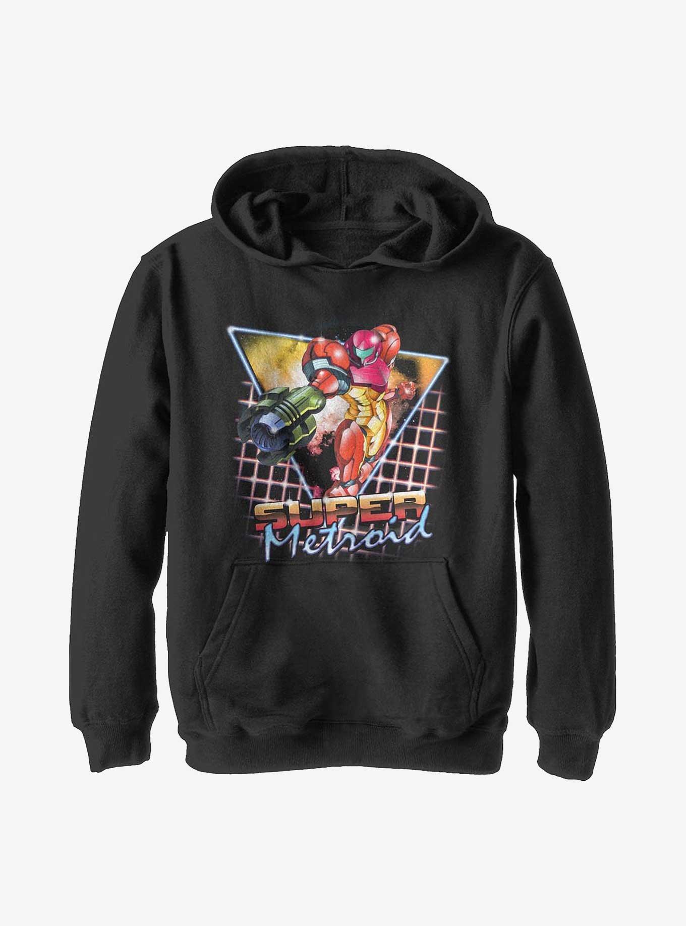 Nintendo Metriod Retro Blaster Youth Hoodie, , hi-res