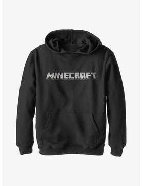 Minecraft Logo Black Youth Hoodie, , hi-res
