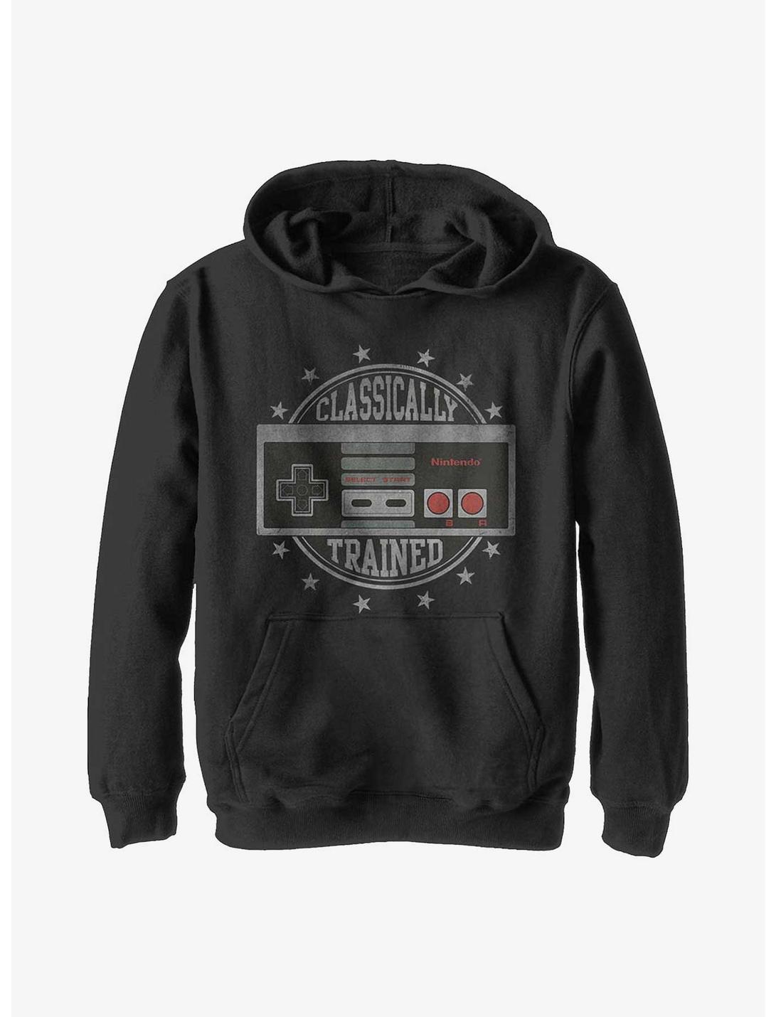 Nintendo Classically Trained Youth Hoodie, BLACK, hi-res