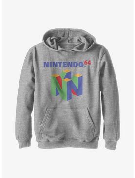 Nintendo N64 Logo Youth Hoodie, , hi-res