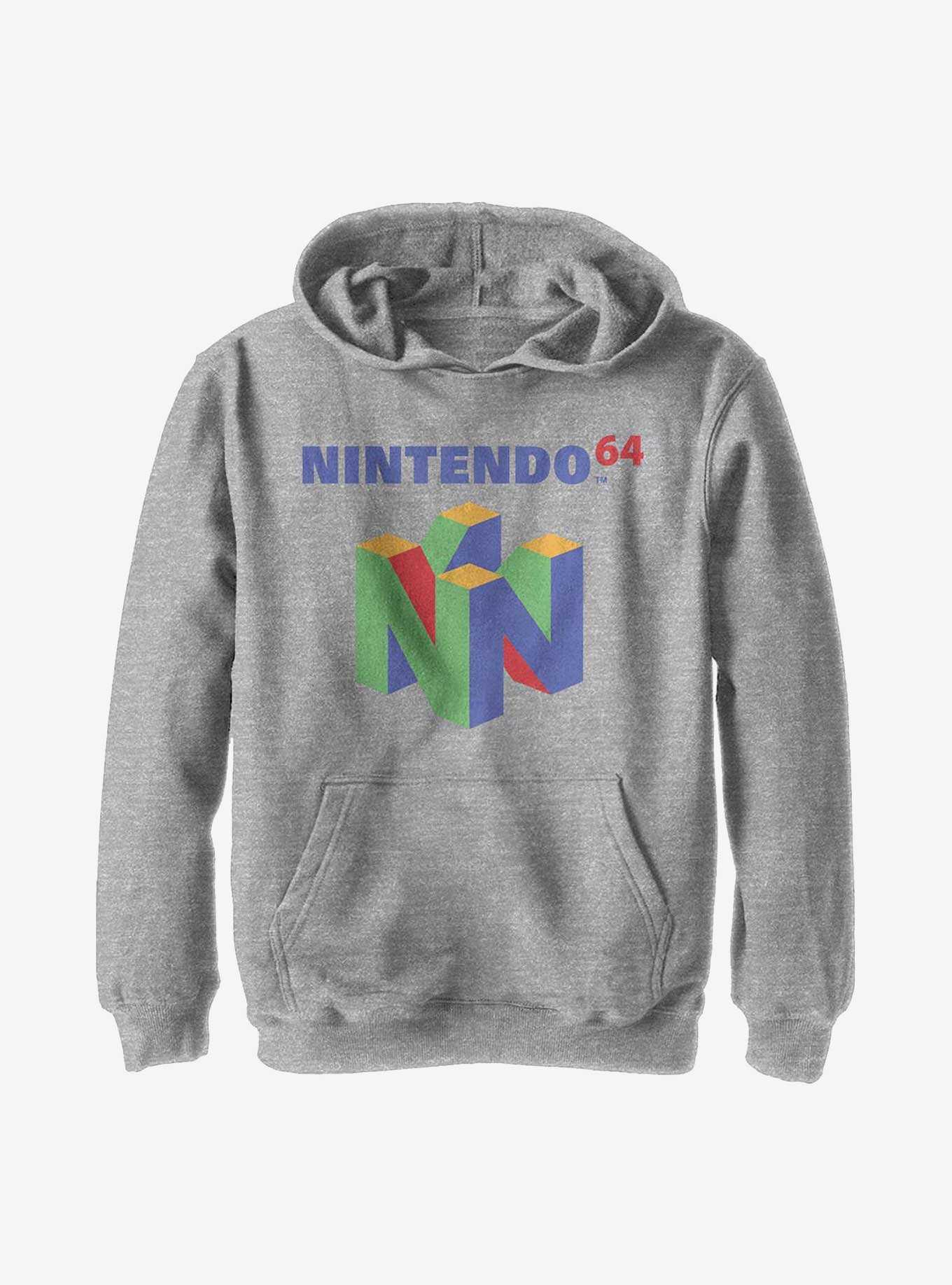 Nintendo N64 Logo Youth Hoodie, , hi-res