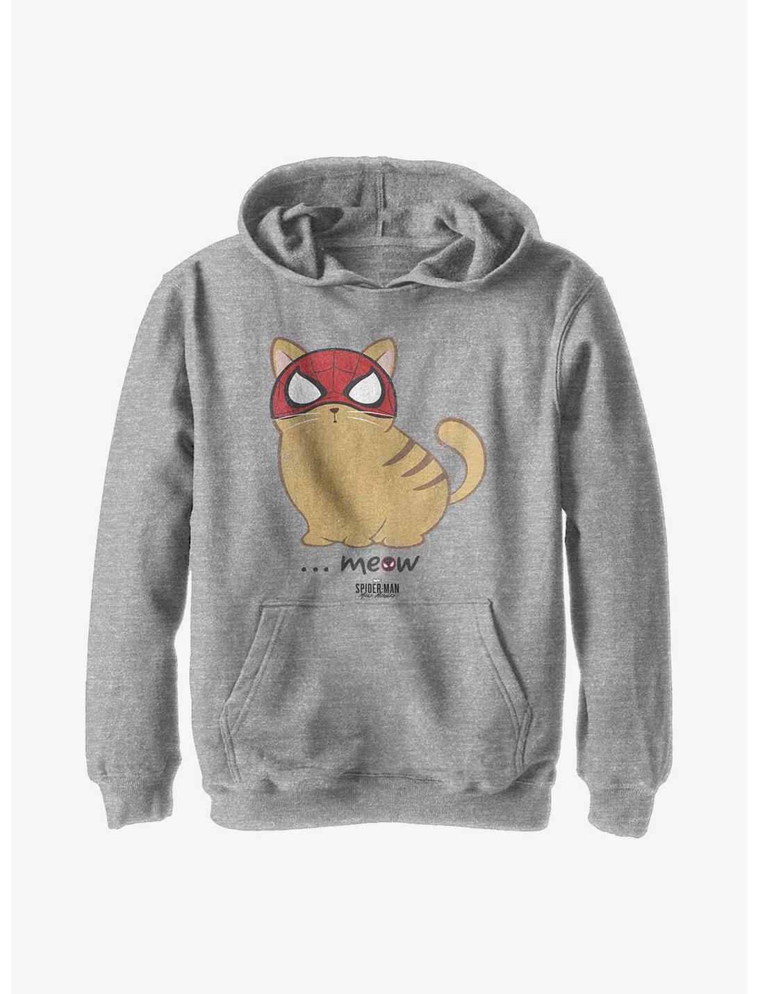 Marvel Spider-Man Hero Meow Youth Hoodie, ATH HTR, hi-res