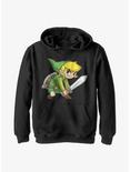 Nintendo The Legend Of Zelda Big Link Youth Hoodie, BLACK, hi-res