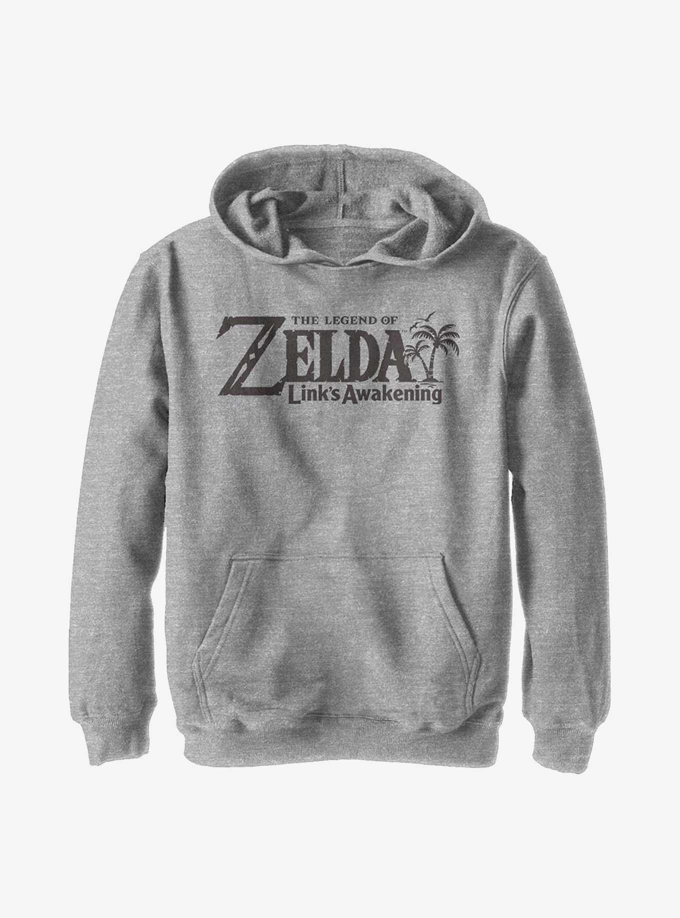 Nintendo The Legend Of Zelda Eng Logo Youth Hoodie, , hi-res
