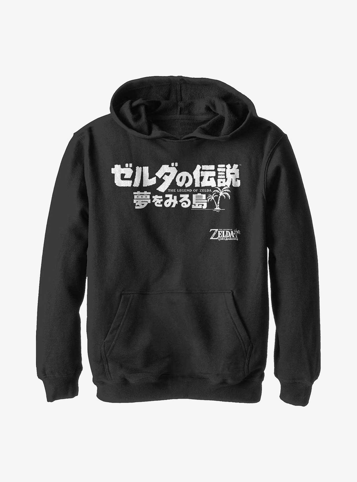 Nintendo The Legend Of Zelda Jpn Logo Youth Hoodie, , hi-res