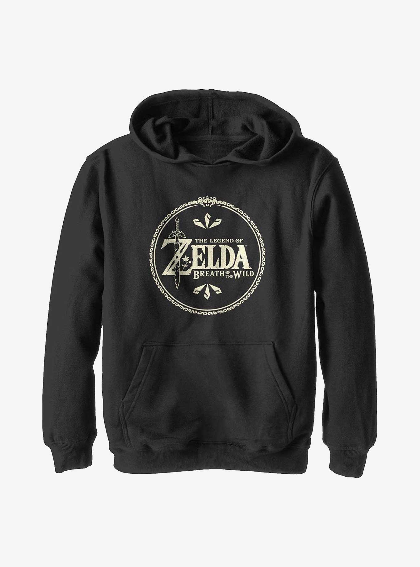 Nintendo The Legend Of Zelda Wild Logo Youth Hoodie, , hi-res