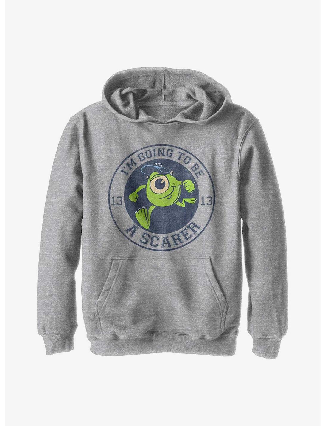 Plus Size Disney Pixar Monsters, Inc. Gonna Be A Scarer Youth Hoodie, ATH HTR, hi-res