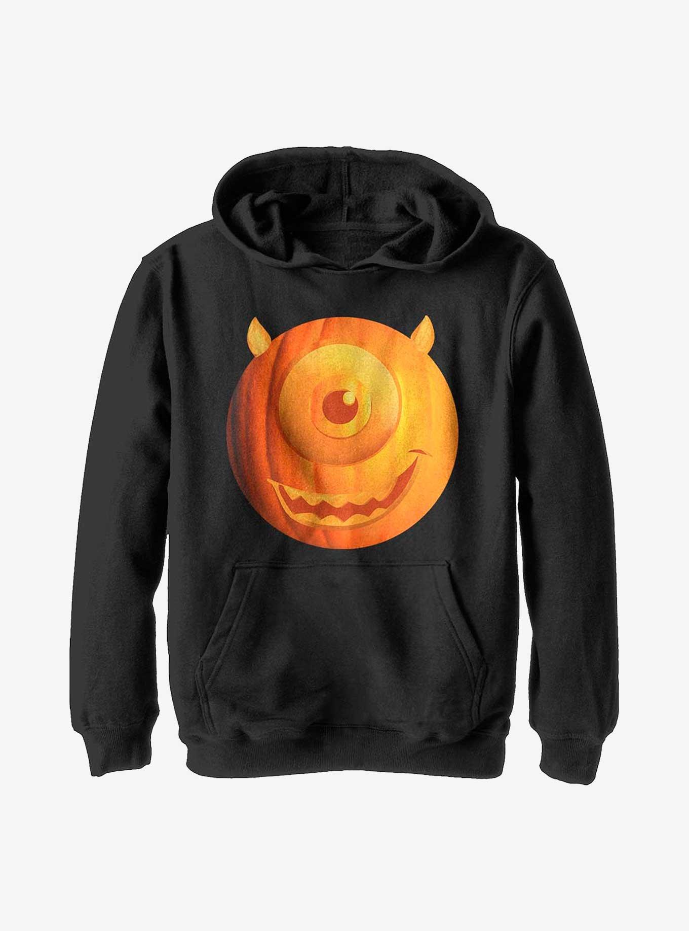 Disney Pixar Monsters, Inc. Pumpkin Mike Youth Hoodie, , hi-res