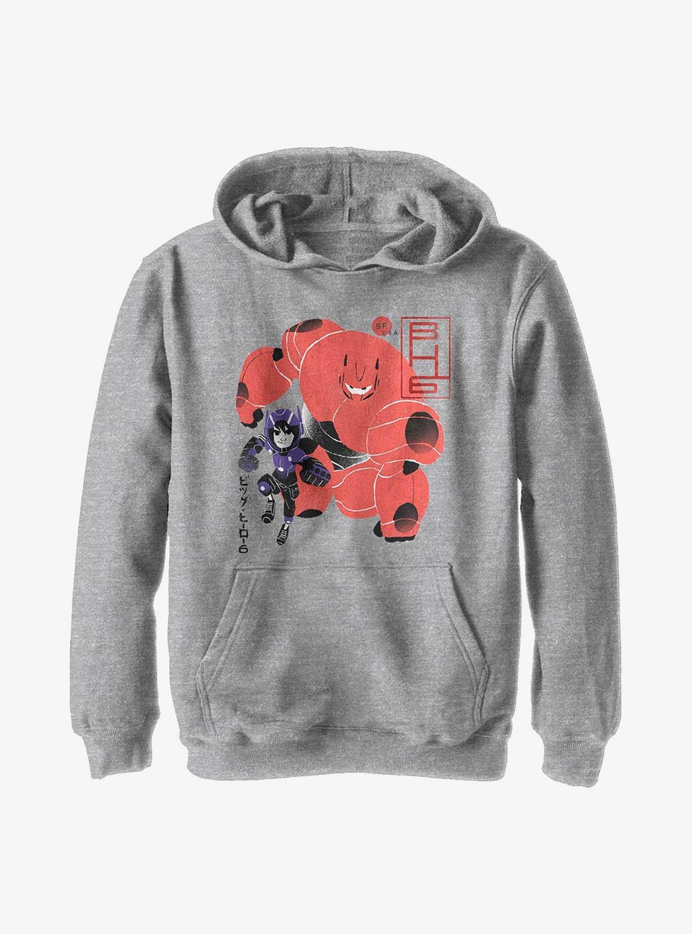 Disney Big Hero 6 Duo Youth Hoodie, ATH HTR, hi-res