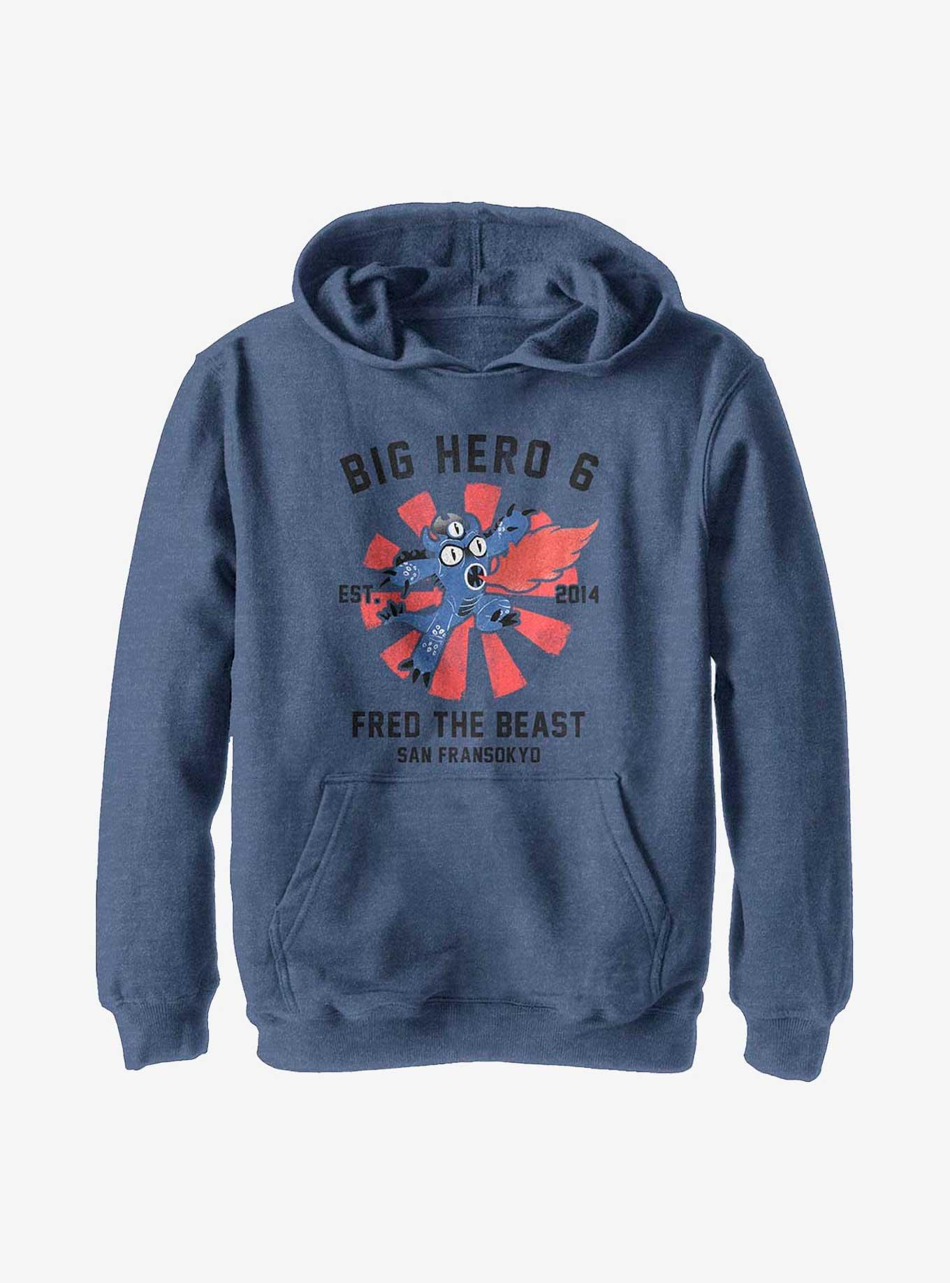 Disney Big Hero 6 Fred Collegiate Youth Hoodie, , hi-res
