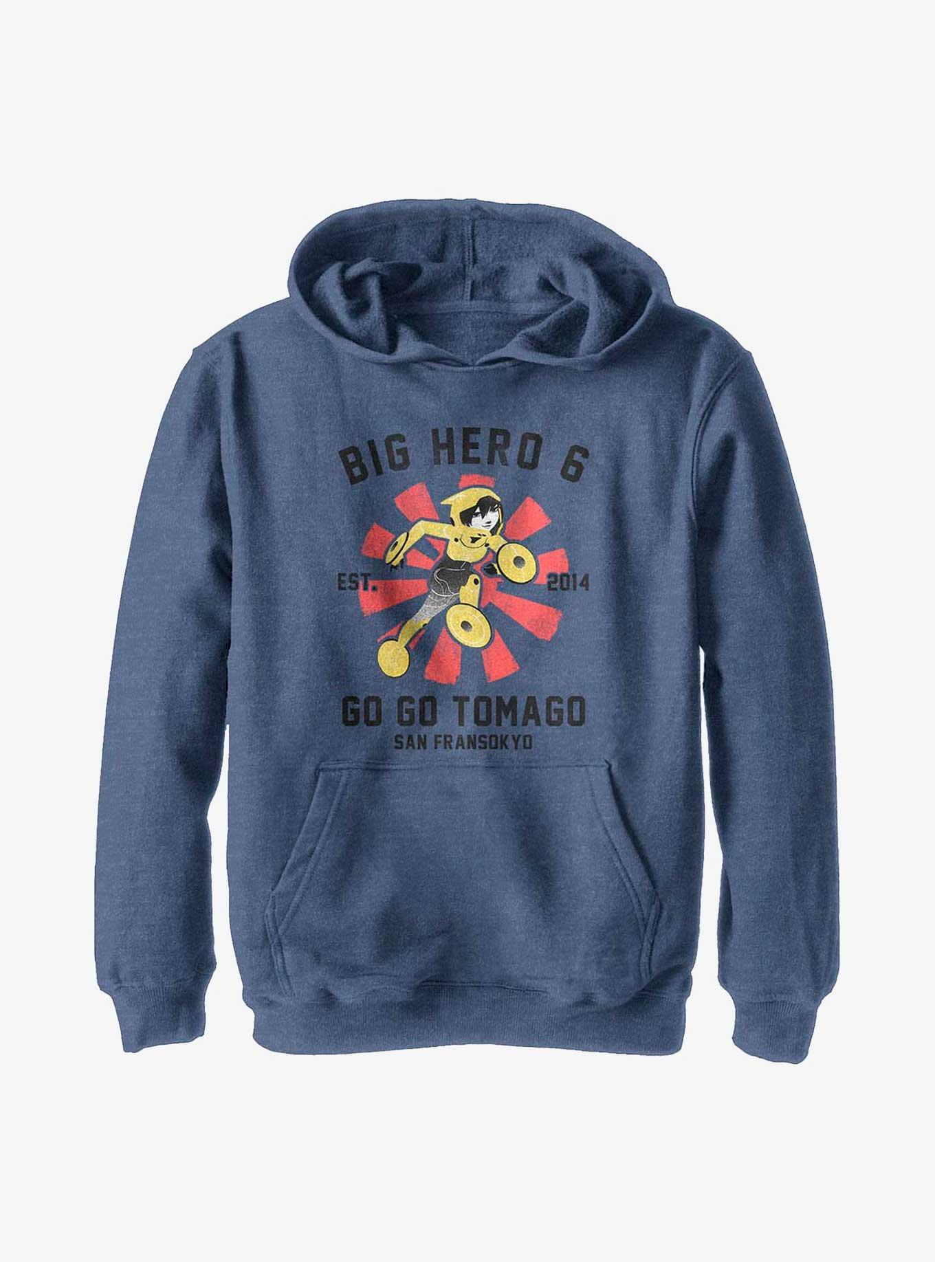 Disney Big Hero 6 Go Go Collegiate Youth Hoodie, , hi-res