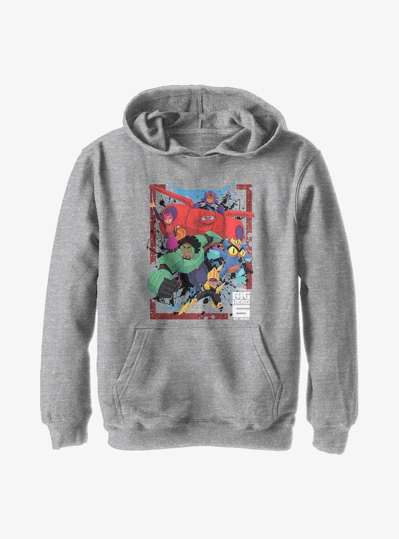 Disney Big Hero 6 Group Six Youth Hoodie, , hi-res