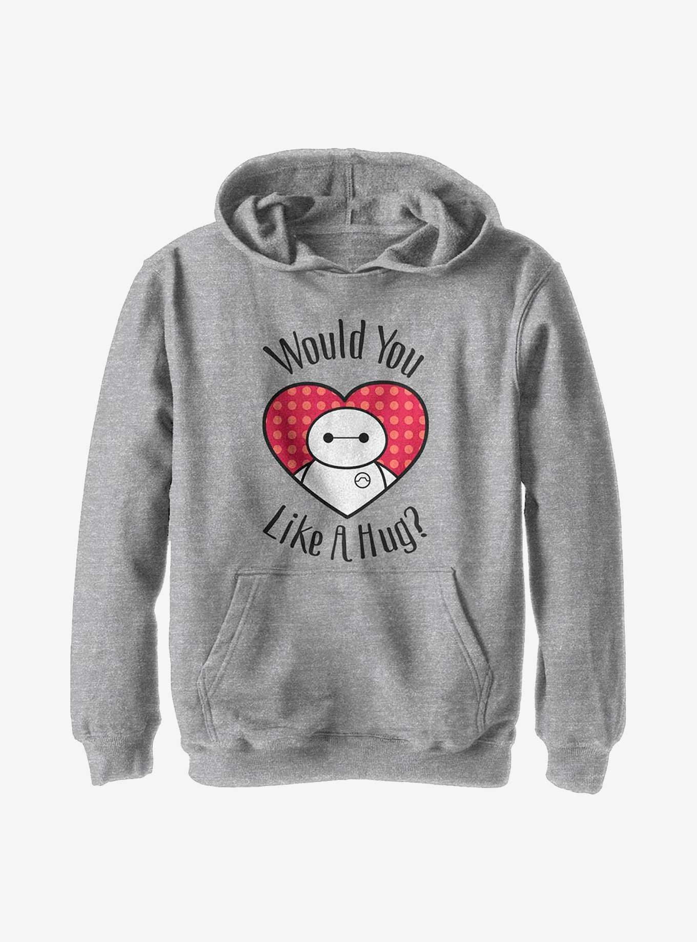 Disney Big Hero 6 Hugs All Around Youth Hoodie, ATH HTR, hi-res