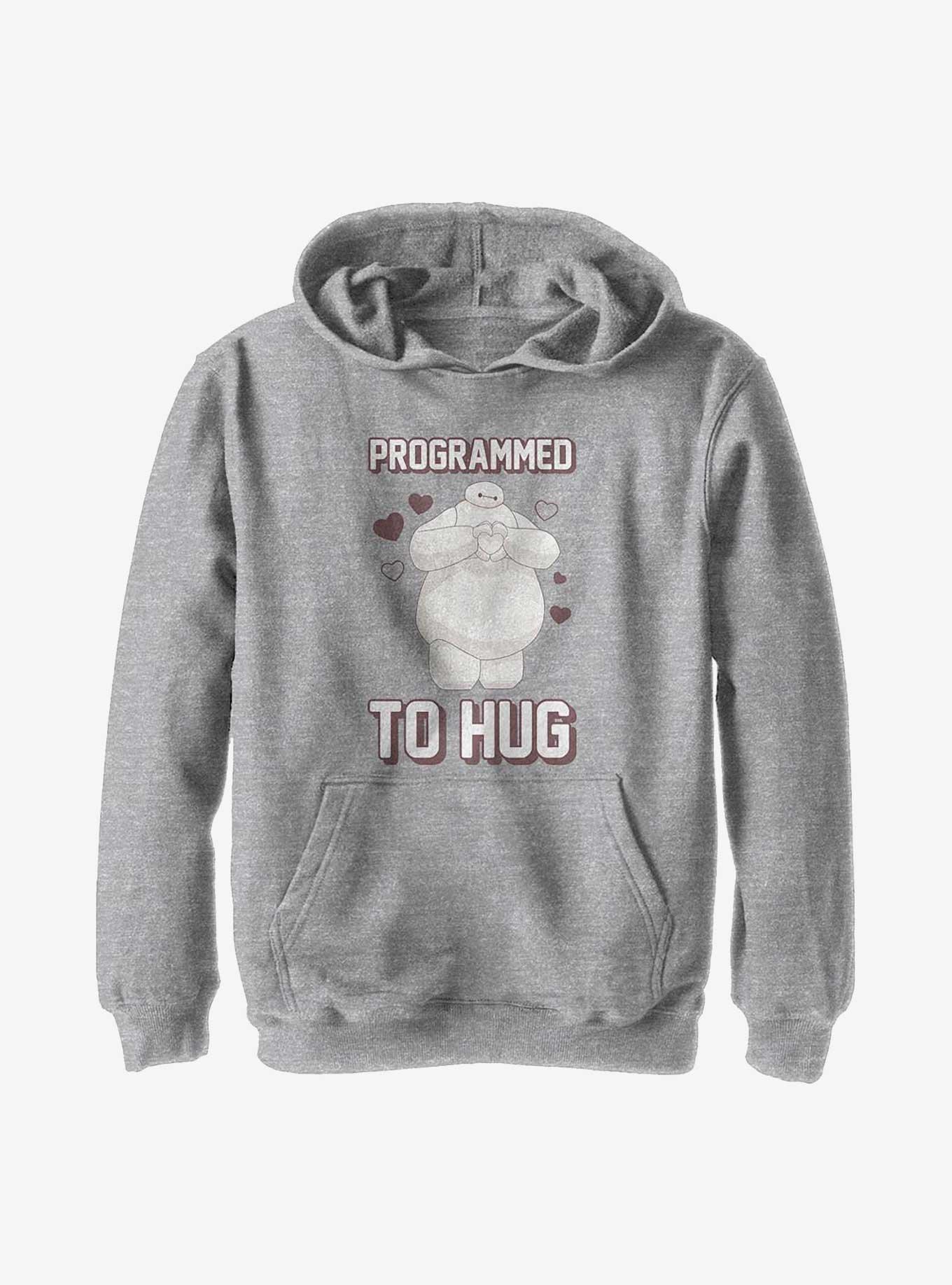 Disney Big Hero 6 Programmed To Hug Youth Hoodie, , hi-res