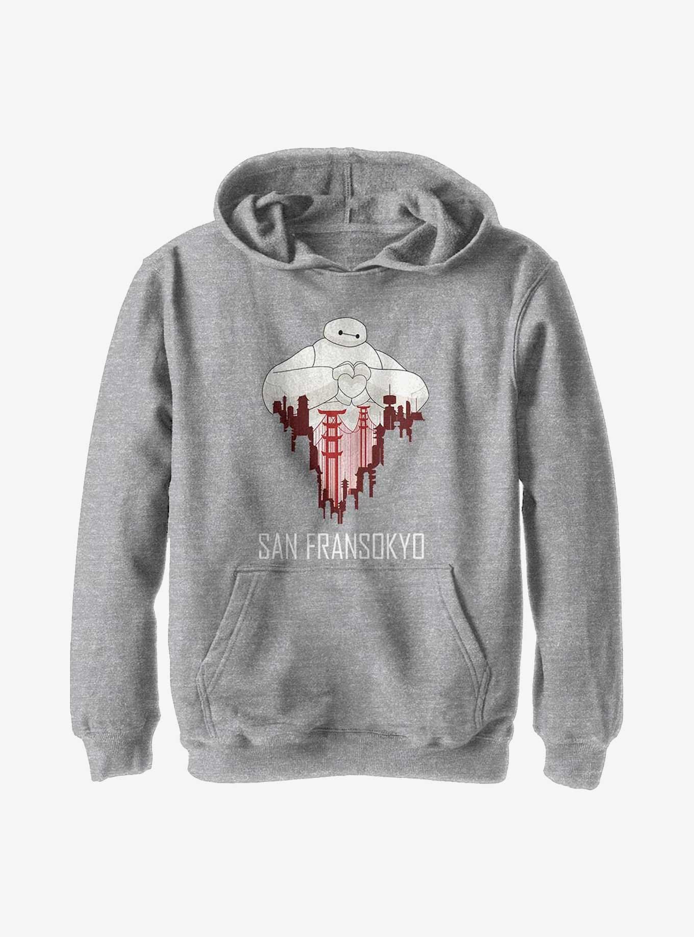 Disney Big Hero 6 Sf Love Youth Hoodie, ATH HTR, hi-res