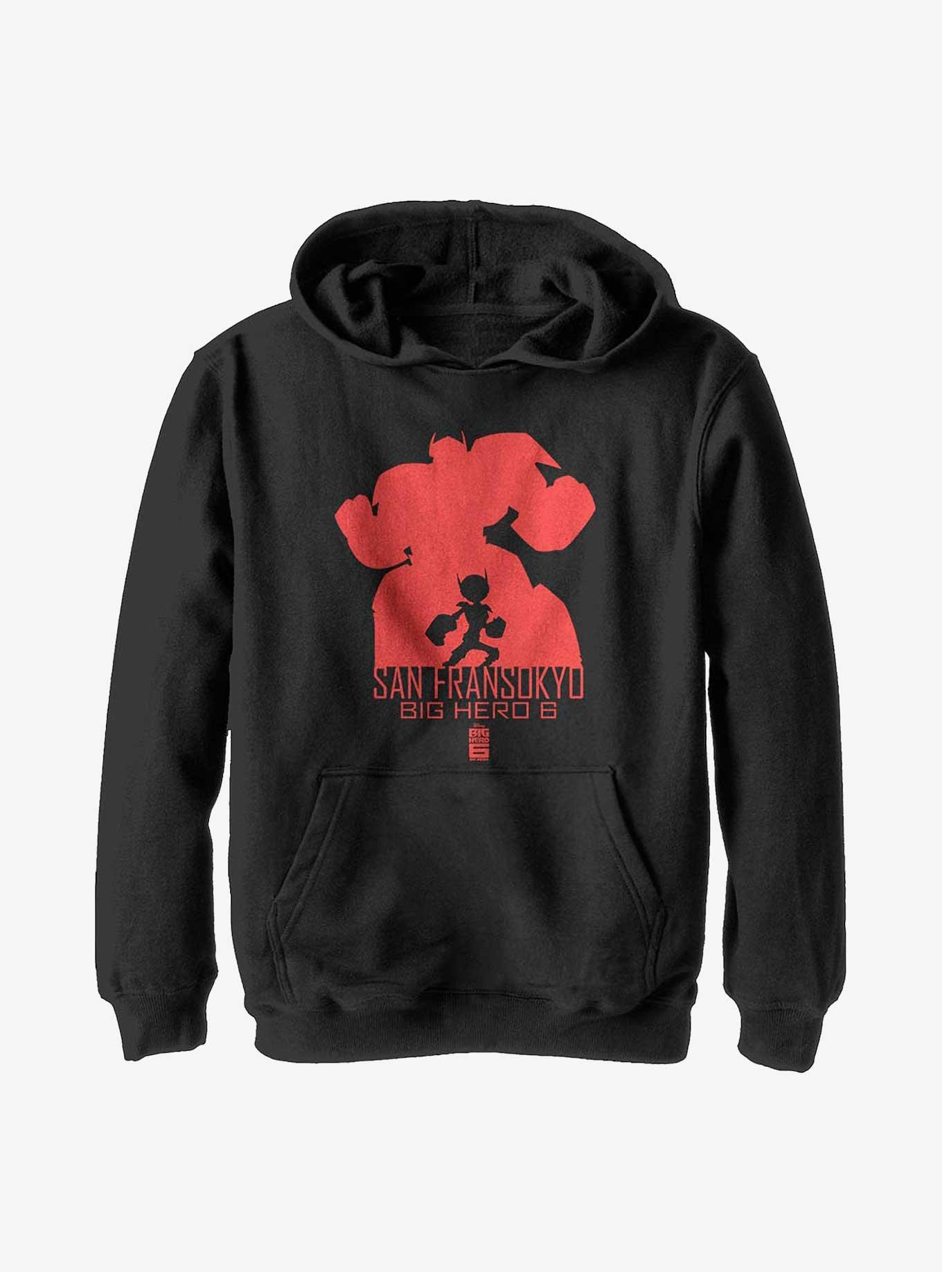 Disney Big Hero 6 Silhouette Baymax Youth Hoodie, , hi-res
