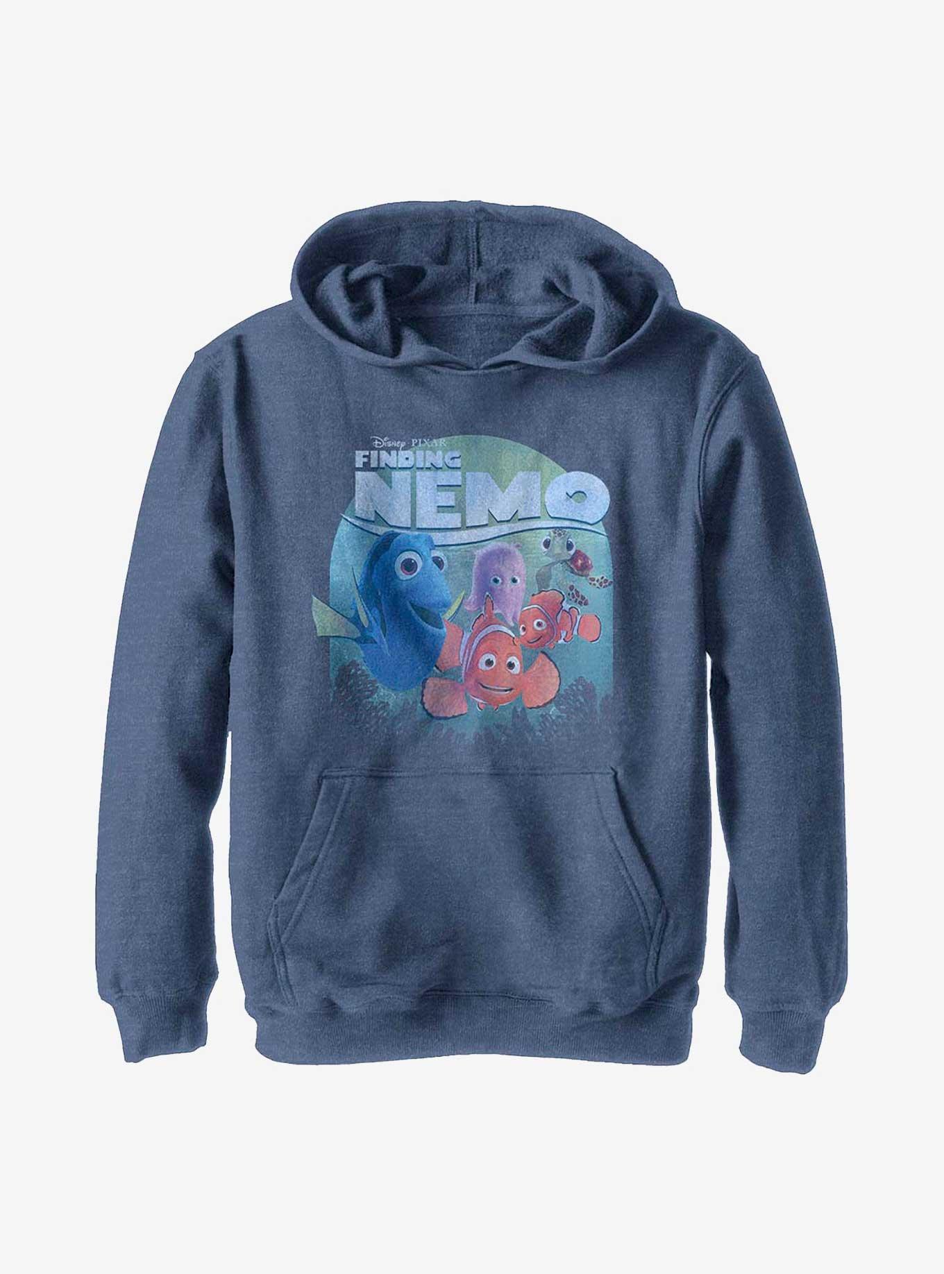 Disney Pixar Finding Nemo Nemo Group Youth Hoodie - BLUE