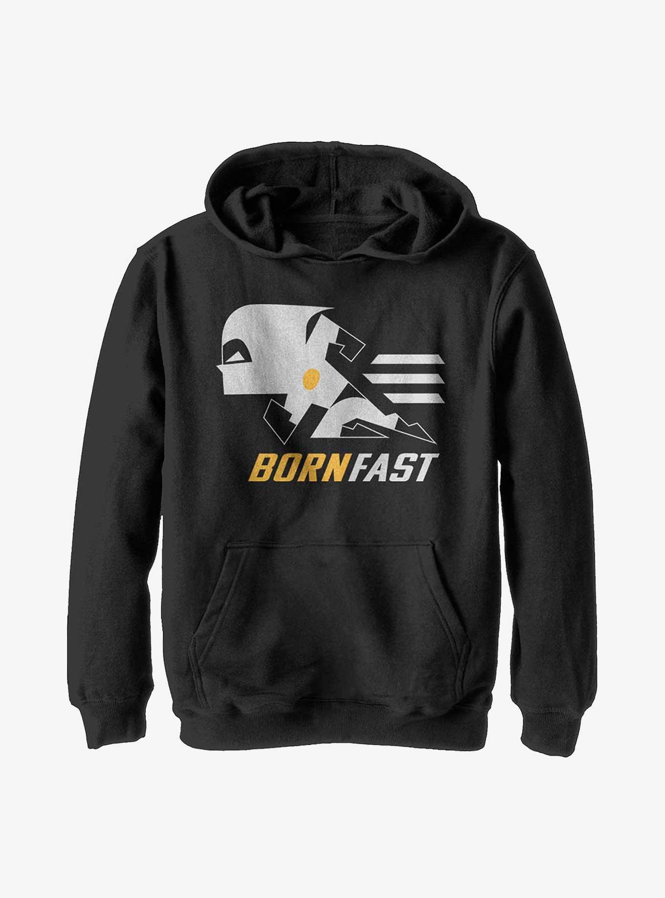 Disney Pixar The Incredibles Dash Lines Youth Hoodie, BLACK, hi-res