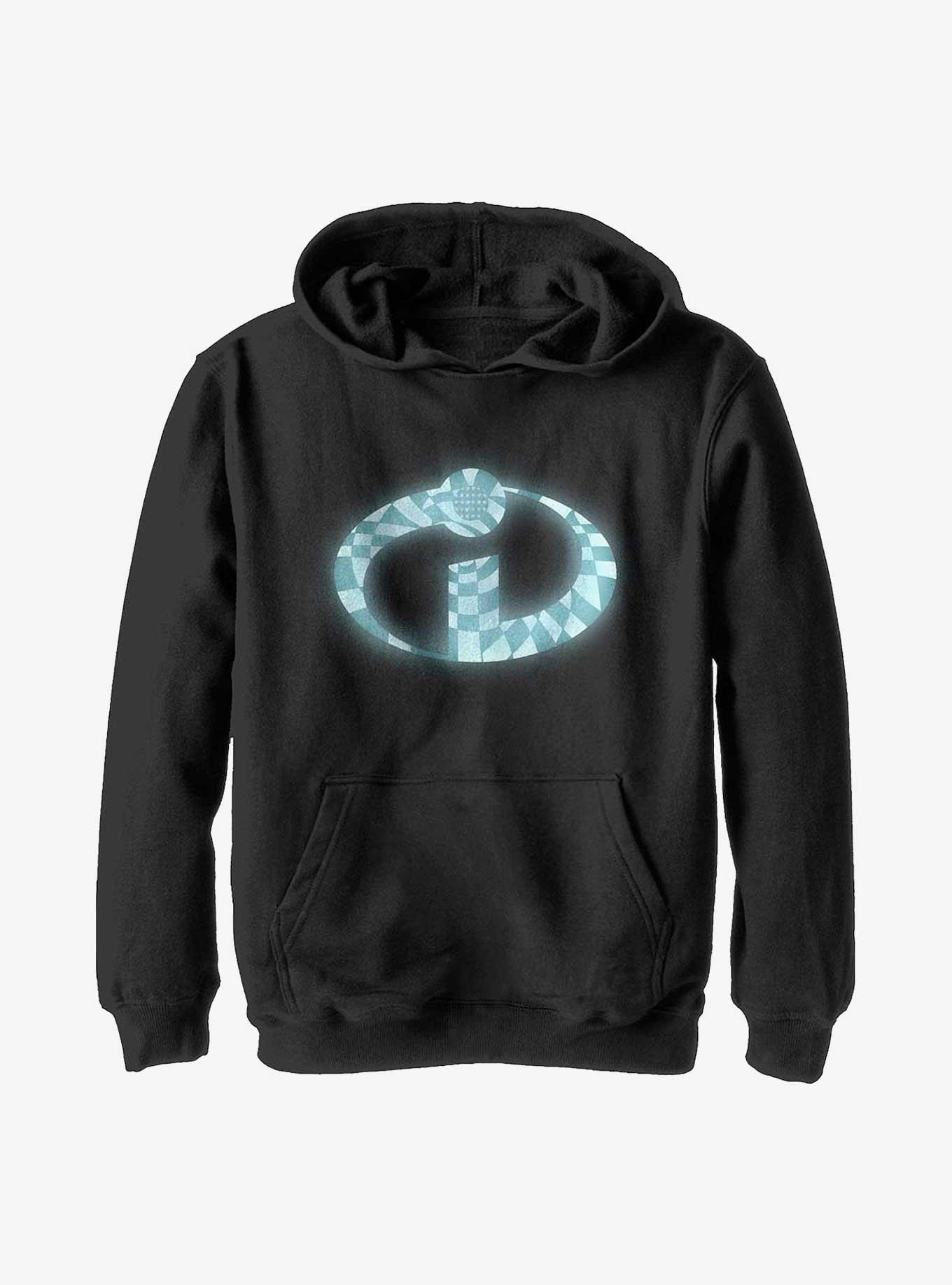Disney Pixar The Incredibles Screensaver Logo Youth Hoodie, , hi-res