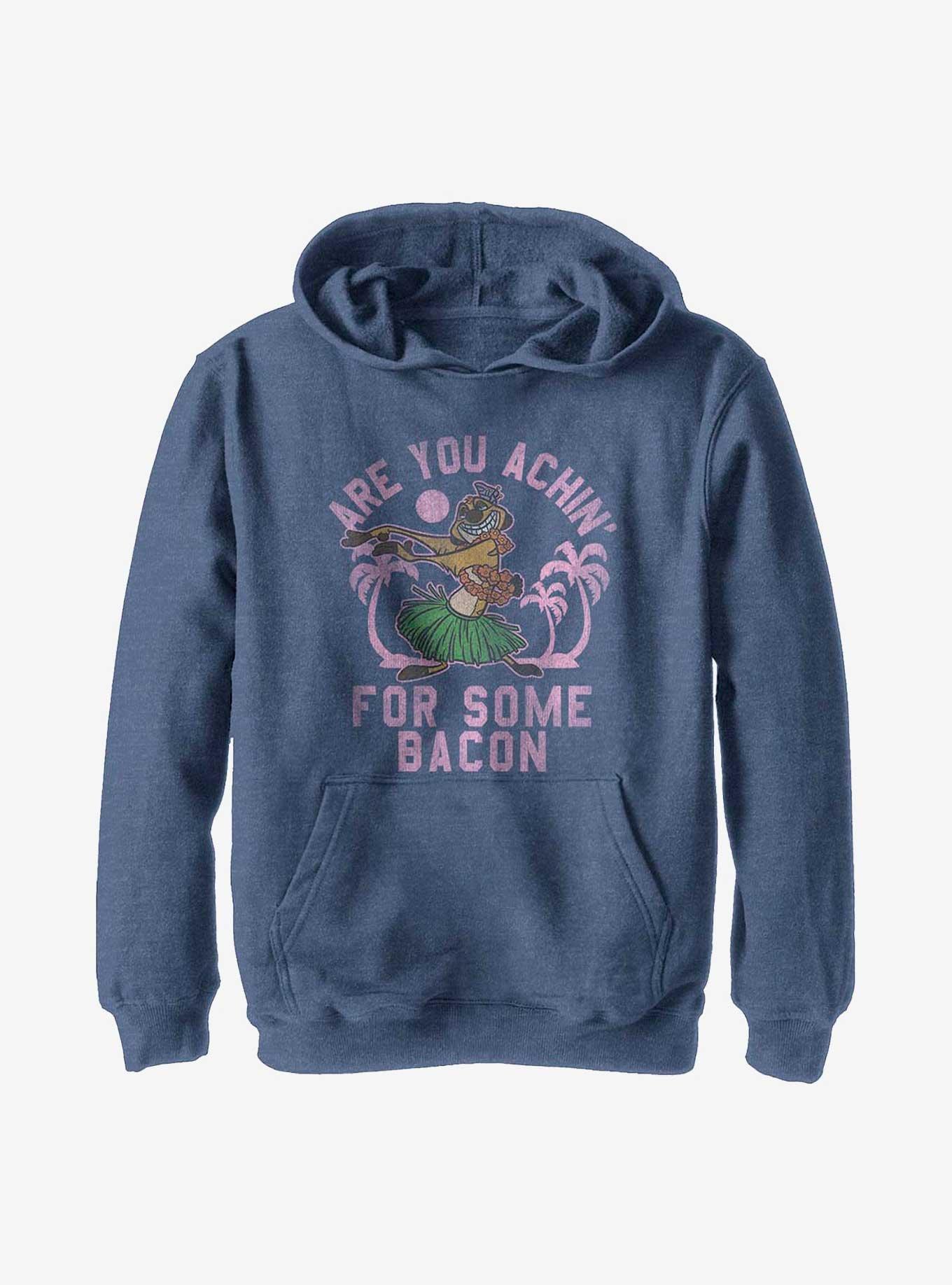 Disney The Lion King Bacon Achin Youth Hoodie, NAVY HTR, hi-res