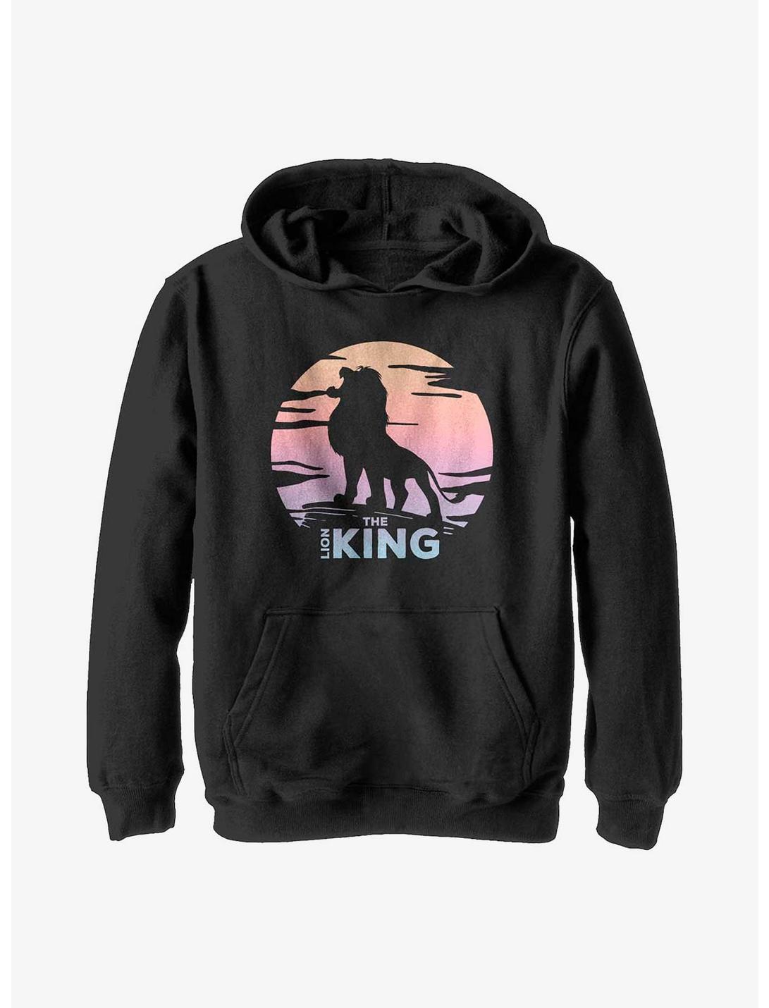 Disney The Lion King Classic Sunset Youth Hoodie, BLACK, hi-res