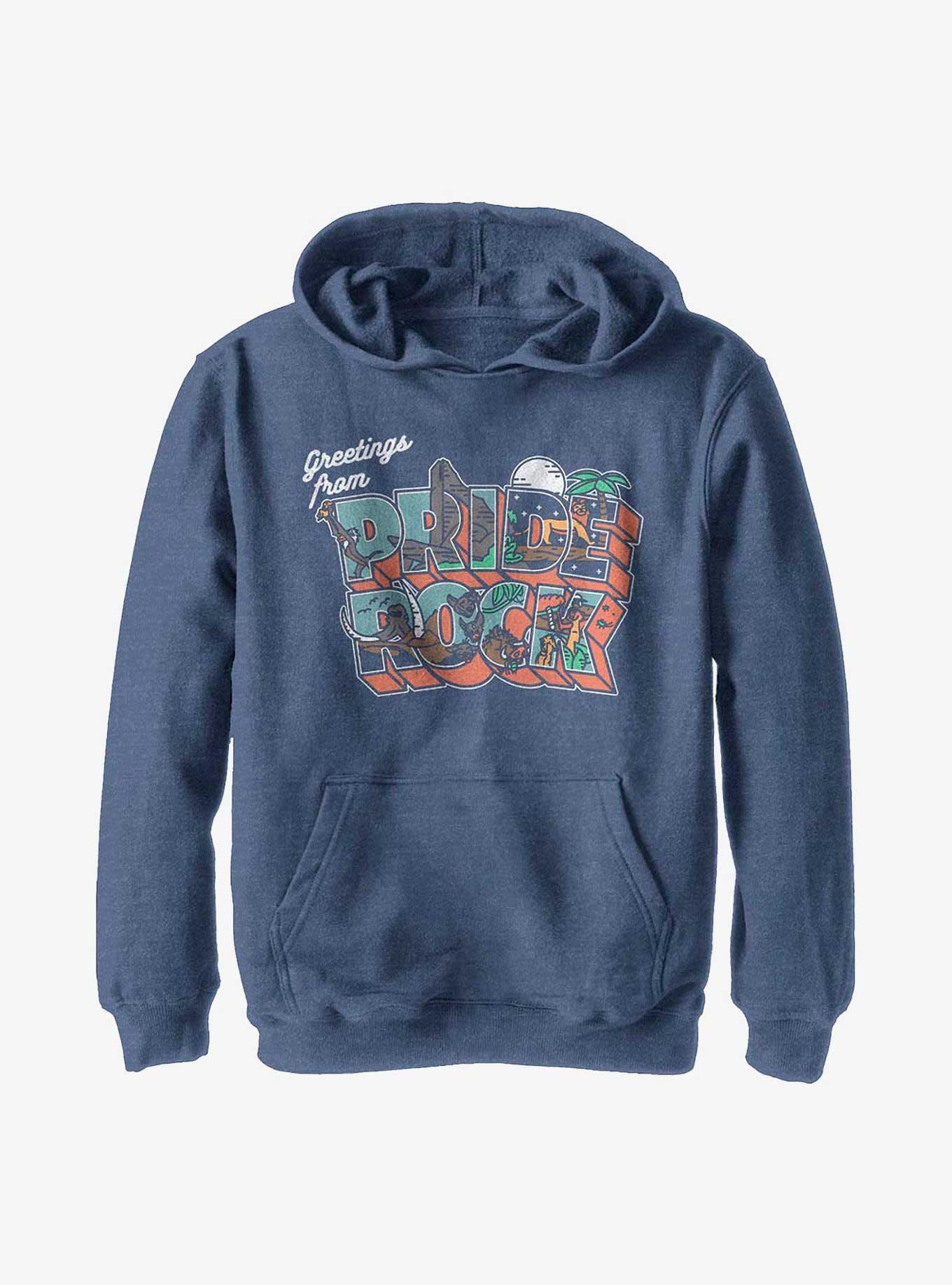 Disney The Lion King Greetings From Pride Rock Youth Hoodie, , hi-res