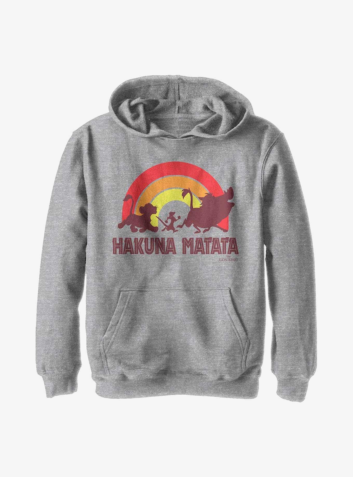 Disney The Lion King Hakuna Rainbow Youth Hoodie, , hi-res