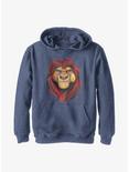 Disney The Lion King Mufasa Youth Hoodie, NAVY HTR, hi-res
