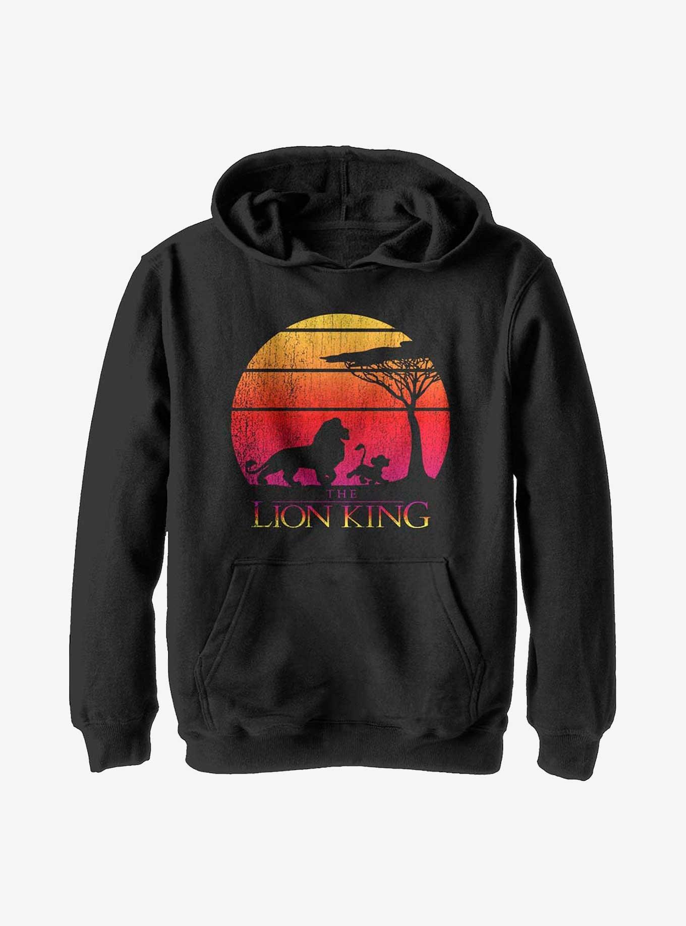 Disney The Lion King Sunset Youth Hoodie, BLACK, hi-res
