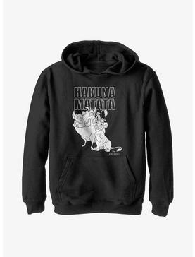 Plus Size Disney The Lion King Two Color Group Youth Hoodie, , hi-res
