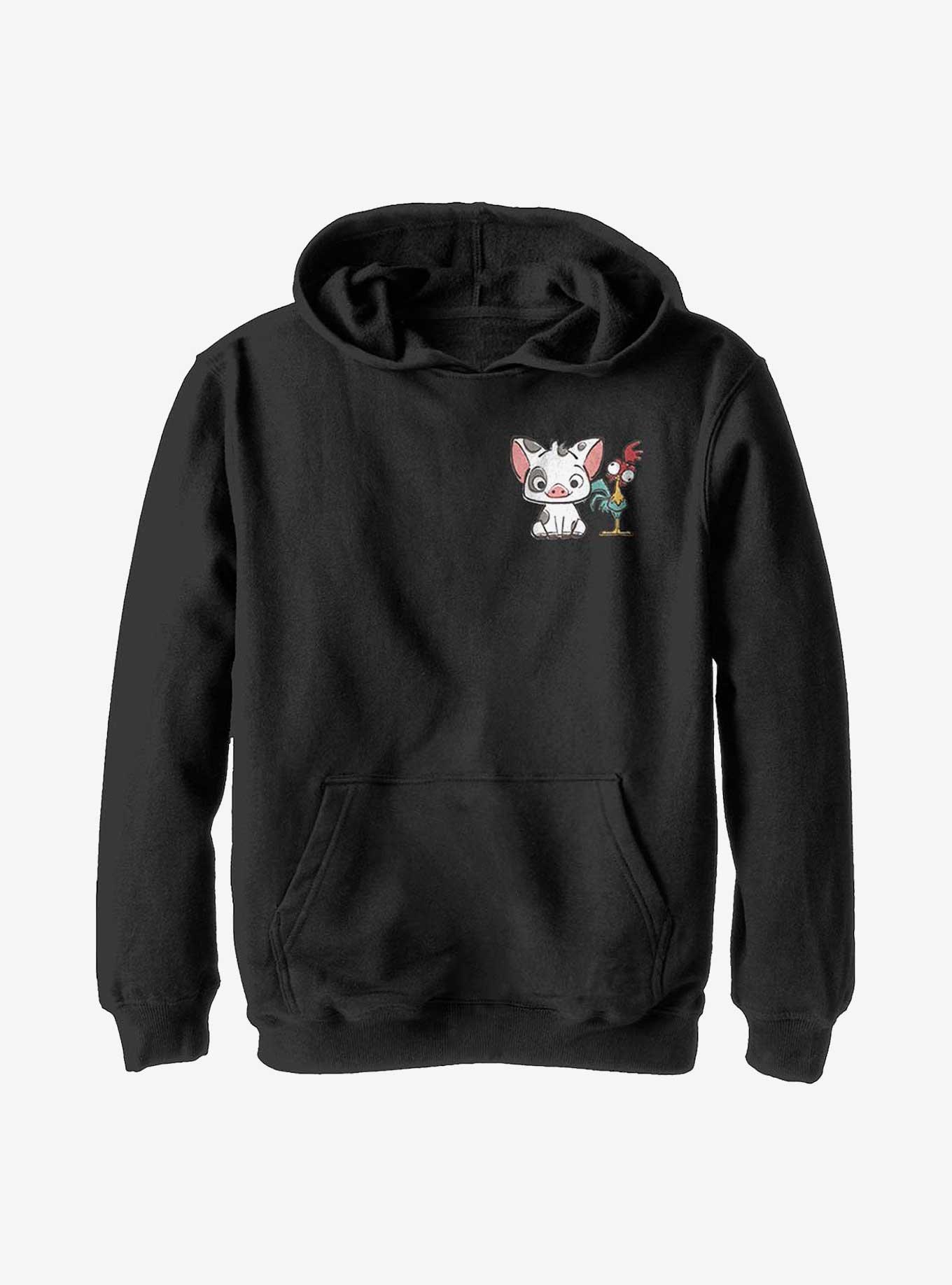 Disney Moana Pals Faux Pocket Youth Hoodie, , hi-res