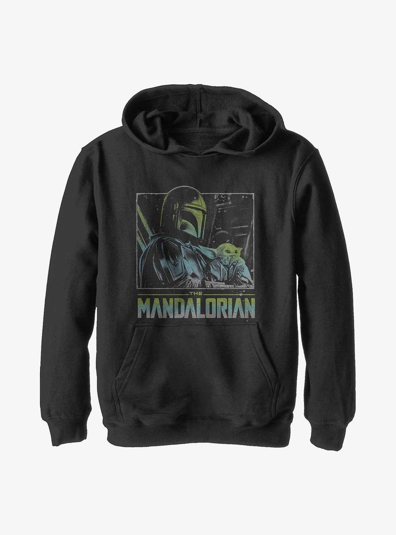 Star Wars The Mandalorian Chill Mandalorian Youth Hoodie, , hi-res