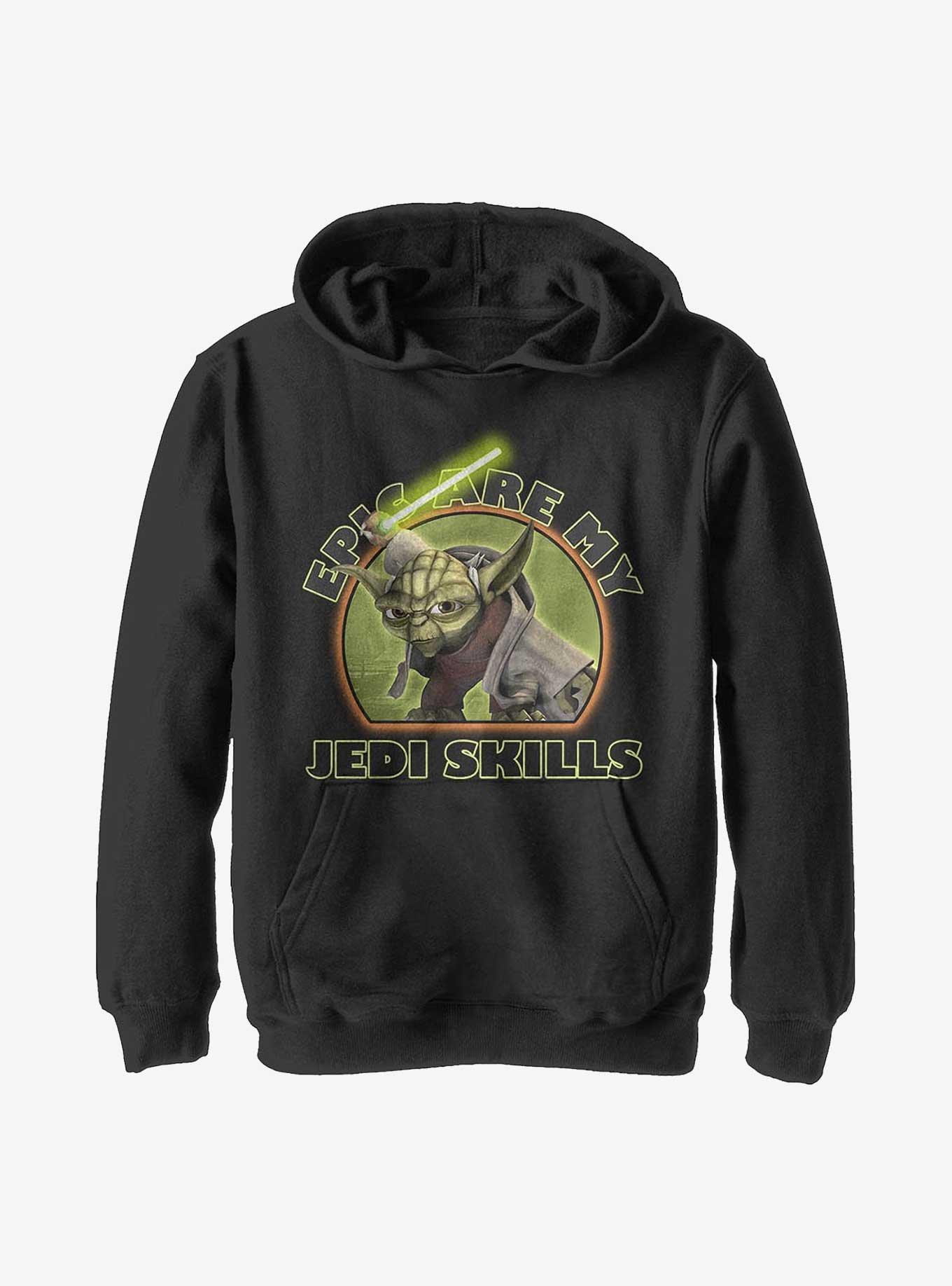Star Wars: The Clone Wars Jedi Skills Youth Hoodie, BLACK, hi-res
