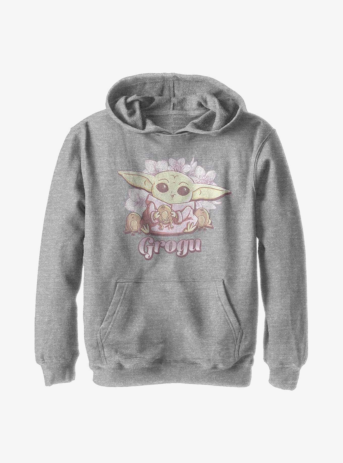 Star Wars The Mandalorian Grogu Cute Youth Hoodie, , hi-res