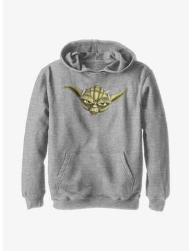 Star Wars: The Clone Wars Yoda Face Youth Hoodie, , hi-res