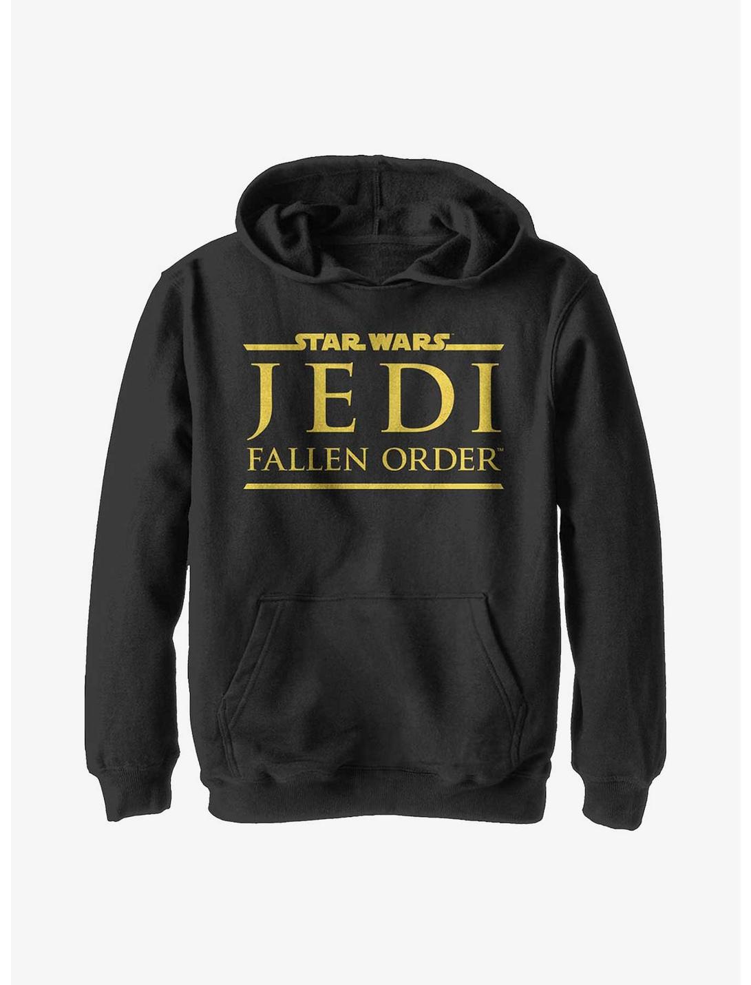 Star Wars Jedi: Fallen Order Logo Youth Hoodie, BLACK, hi-res