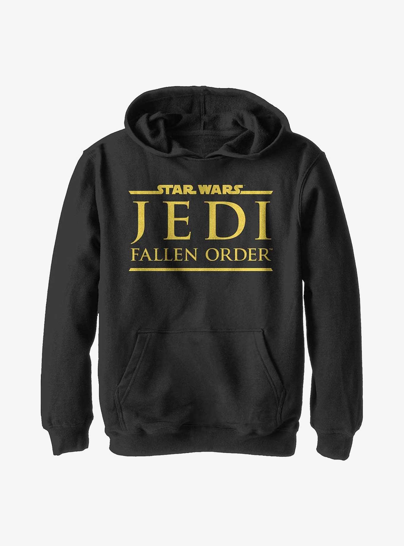 Star Wars Jedi: Fallen Order Logo Youth Hoodie, BLACK, hi-res
