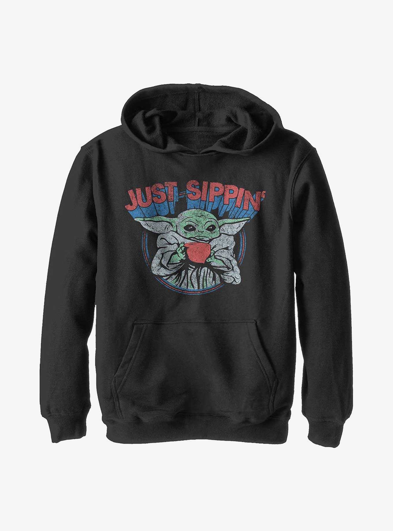 Star Wars The Mandalorian Just Sipping Youth Hoodie, , hi-res