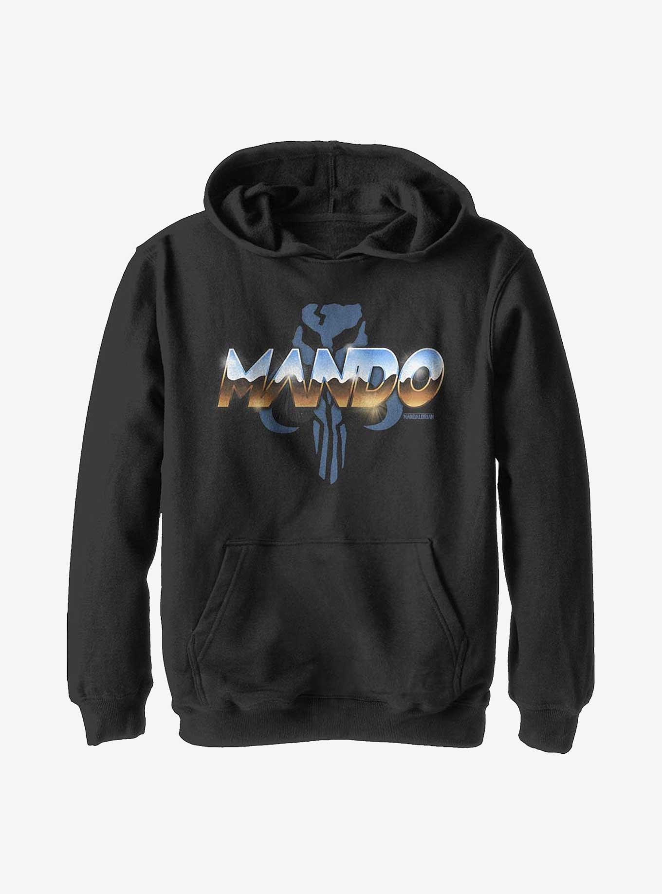 Star Wars The Mandalorian Chrome Youth Hoodie, , hi-res