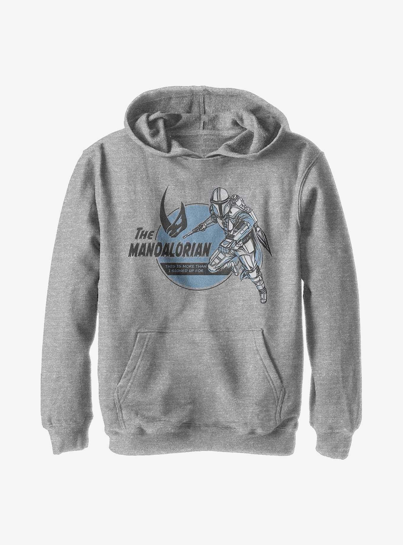 Star Wars The Mandalorian Jetpack Youth Hoodie, , hi-res
