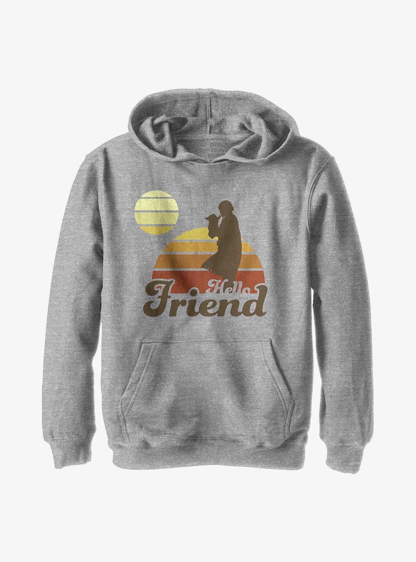 Star Wars The Mandalorian Retro Sunset Youth Hoodie, , hi-res