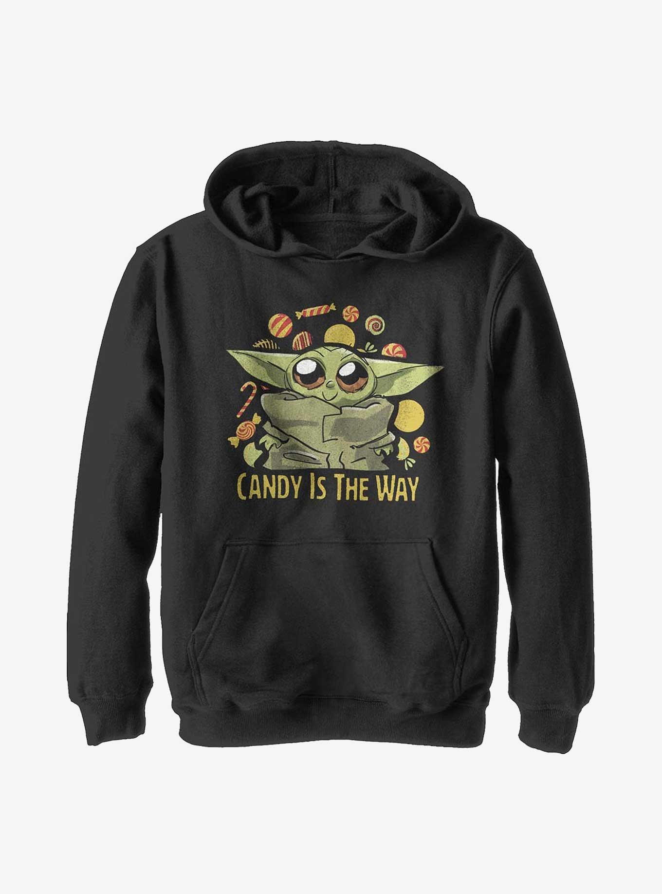 Star Wars The Mandalorian Candy Is The Way Youth Hoodie, BLACK, hi-res