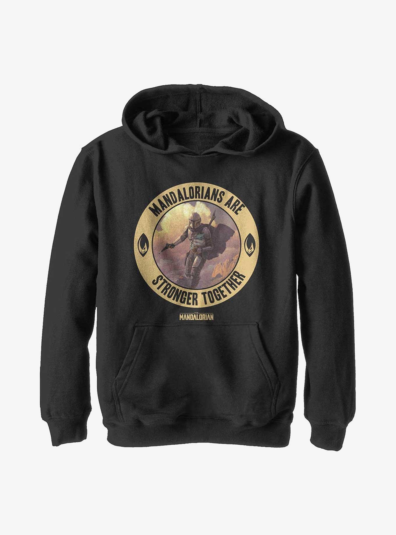 Star Wars The Mandalorian Stronger Together Youth Hoodie, , hi-res