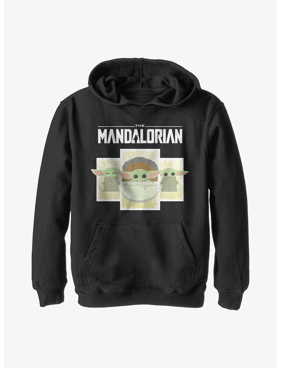 Star Wars The Mandalorian Child Boxes Youth Hoodie, BLACK, hi-res